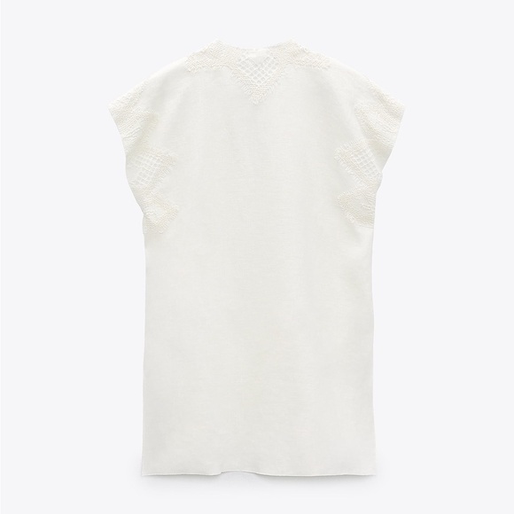 LACE TRIM LINEN TOP & PANTS LIMITED EDITION SIZE L- REF. 7953/936 & 3239/936 - Picture 5 of 16